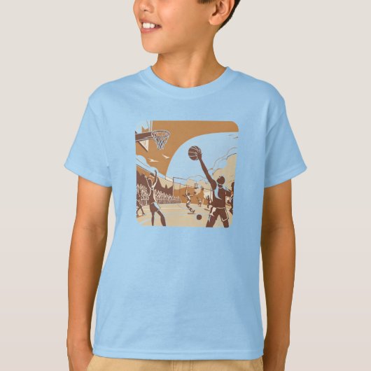 バスケットボール Tシャツ (正面)