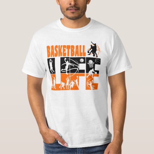 バスケットボール – Tシャツ (正面)