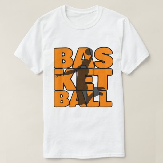 バスケットボール Tシャツ (デザイン正面)