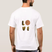 バスケットボール Tシャツ (裏面)