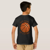 バスケットボール Tシャツ (裏面フル)
