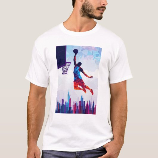 バスケットボール – Tシャツ – City Scape Dunk (正面)