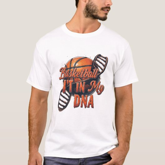 バスケットボールDNA Tシャツ (正面)