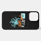 バスケットボールGet a Grip Octopus引用文 iPhoneケース (裏面横)
