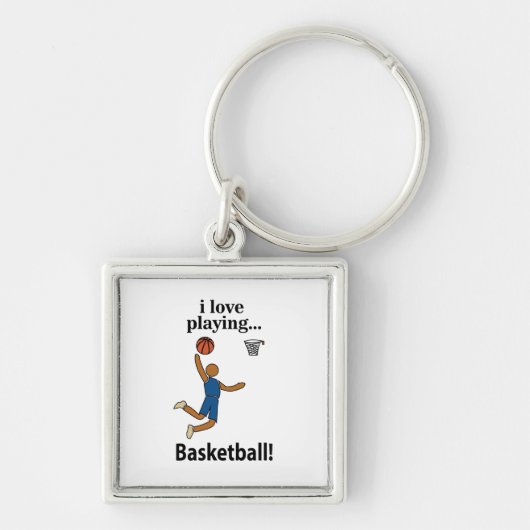 バスケットボールI Love 遊's Basketball キーホルダー (正面)