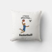 バスケットボールI Love 遊's Basketball クッション (正面)