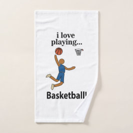 バスケットボールI Love 遊's Basketball ハンドタオル