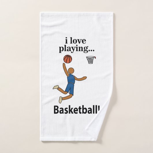 バスケットボールI Love 遊's Basketball ハンドタオル (ハンドタオル)