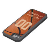 バスケットボールiPhoneケース，お名前，番号 Case-Mate iPhoneケース (底)