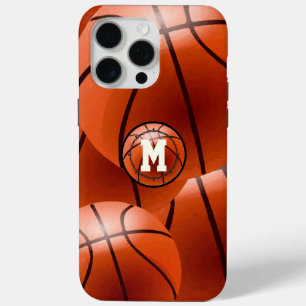 バスケットボールiPhoneケース(モノグラム) iPhone 15 Pro Maxケース
