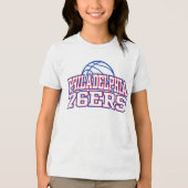 バスケットボールNBAフィラデルフィア76ers トライブレンドTシャツ (正面)