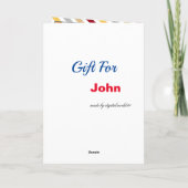 バスケットボールNBAベビーシャワー迷路子供へ カード (裏面)