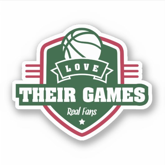 バスケットボールNBAミルウォーキーバックスレトロチームカラー シール (正面)