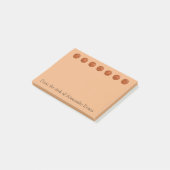 バスケットボールOのボーダー ポストイット (アングル)