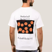 バスケットボールRockes Tシャツ (裏面)