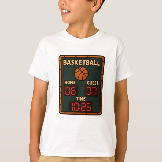 バスケットボールTシャツ 6-7 Tシャツ (正面)
