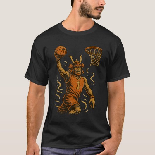 バスケットボールTシャツ – Samurai Dunk Tシャツ (正面)