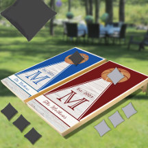 バスケットボー素朴ルウッドモノグラム赤白青