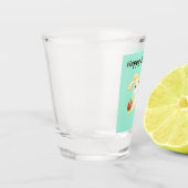 バスケット付きのイースターバニー ショットグラス (左)