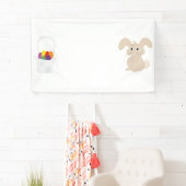 バスケット付きイースターバニー 横断幕 (インサイチュ)