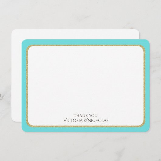 バスケット付き水彩自転車ありがとうございました サンキューカード (正面/裏面)