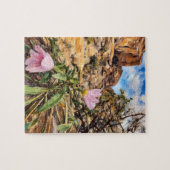 バスケット夕べプリムローズ、ネバダ州のファイヤー谷に ジグソーパズル (横)