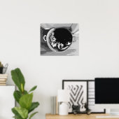 バスケット猫ポスター ポスター (ホームオフィス)