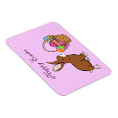 バスケット磁石付きイースターバニー マグネット (右側)