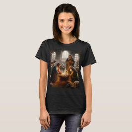 バスケット絵を描を持つレイズマゴスとベビーの一種 Tシャツ