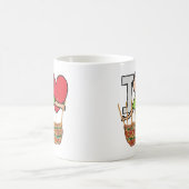 バスケット織りが大好き コーヒーマグカップ (中央)