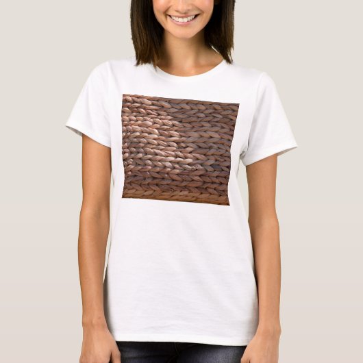 バスケット織りテクスチャ Tシャツ (正面)