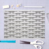 バスケット織りデカップイースターバスケットカバークラフト 薄葉紙 (クラフト)