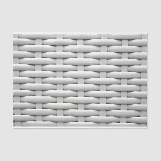 バスケット織りデカップイースターバスケットカバークラフト 薄葉紙 (正面)