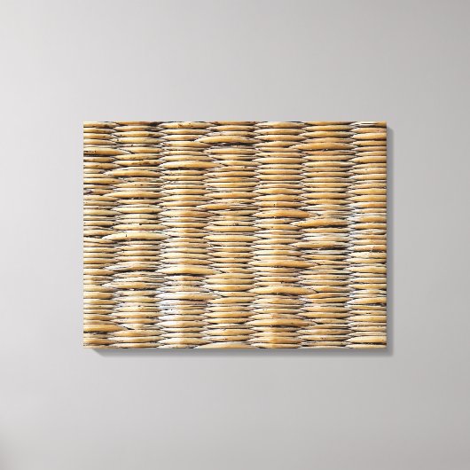 バスケット織りマクロ キャンバスプリント (正面)