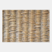 バスケット織りマクロ ラッピングペーパーシート (正面)