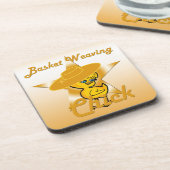 バスケット織り雛#10 コースター (左側)