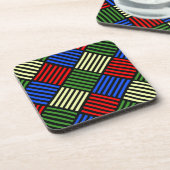 バスケット織り コースター (左側)