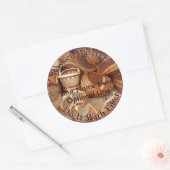 バスケット織り – バスケット織り職人が繊維で作る ラウンドシール (封筒)