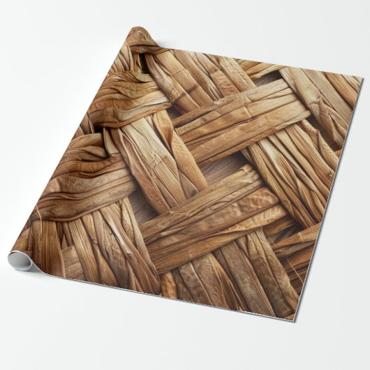 バスケット織り ラッピングペーパー (アンロールド)