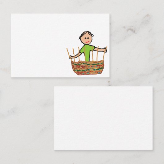 バスケット織り 名刺 (正面/裏面)