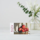 バスケット農業用のリンゴの名刺 名刺 (スタンド正面)