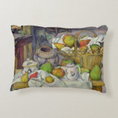 バスケット1888-90年が付いているポールセザンヌ|の静物画 アクセントクッション (裏面)