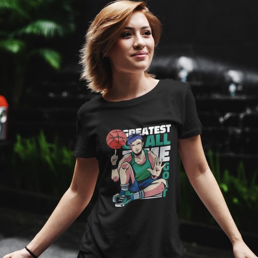 バスケット・アニメ・ボーイ Tシャツ