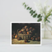 バスケット・オブ・りんご，ヴァン・ゴッホファインアート ポストカード (スタンド正面)