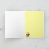 バスケット-ハッピーイースターの子犬! シーズンカード (内部)