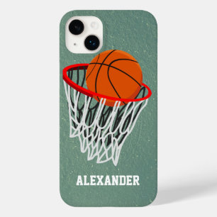 バスケッパーソナライズされたトボールとフープ Case-Mate iPhone 14 PLUSケース