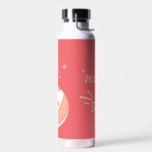 バスケッパーソナライズされたトル名パーソナライズされた番号 ウォーターボトル (左面)