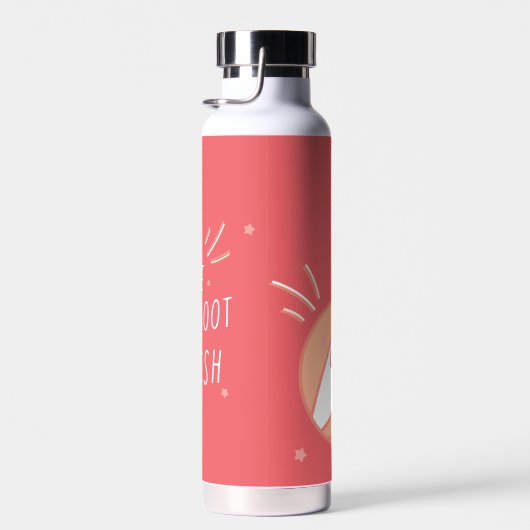 バスケッパーソナライズされたトル名パーソナライズされた番号 ウォーターボトル (右面)