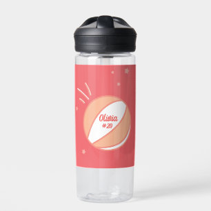 バスケッパーソナライズされたトル名パーソナライズされた番号 ウォーターボトル