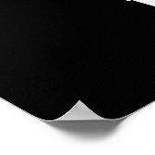 バスケッパーソナライズされたトル番号8 ポスター (角)